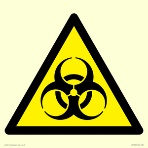 WN129: W009 Warning: Biological hazard