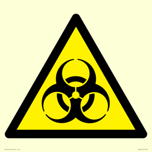 WN129: W009 Warning: Biological hazard