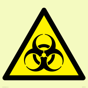 WN129: W009 Warning: Biological hazard