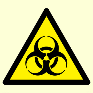 WN129: W009 Warning: Biological hazard