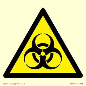WN129: W009 Warning: Biological hazard