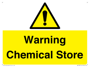 WN1387: Warning Chemical Store