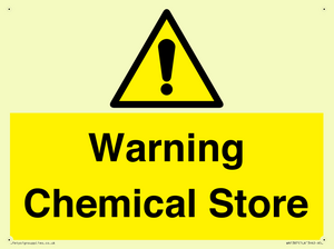 WN1387: Warning Chemical Store