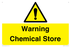 WN1387: Warning Chemical Store