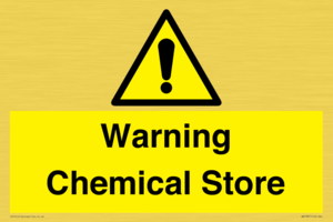 WN1387: Warning Chemical Store