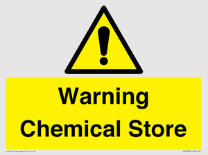 WN1387: Warning Chemical Store