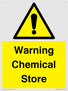 WN1387: Warning Chemical Store