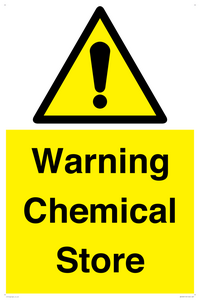 WN1387: Warning Chemical Store