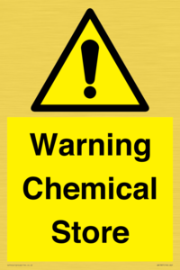 WN1387: Warning Chemical Store