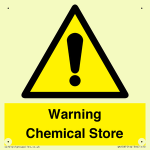 WN1387: Warning Chemical Store