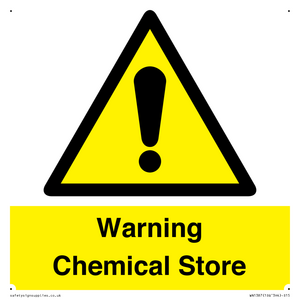 WN1387: Warning Chemical Store