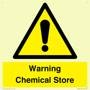 WN1387: Warning Chemical Store