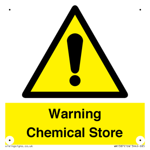 WN1387: Warning Chemical Store