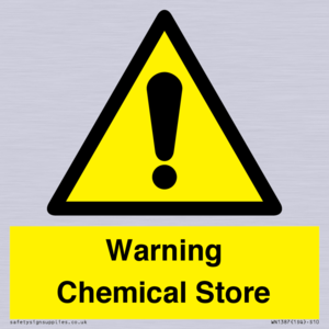 WN1387: Warning Chemical Store