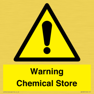 WN1387: Warning Chemical Store