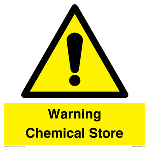 WN1387: Warning Chemical Store