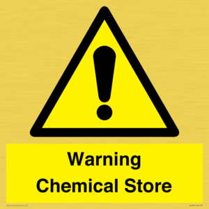 WN1387: Warning Chemical Store