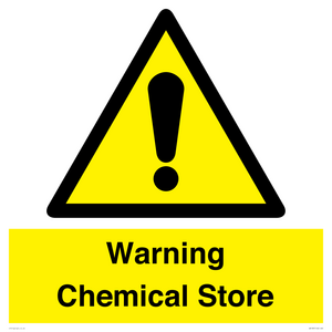 WN1387: Warning Chemical Store