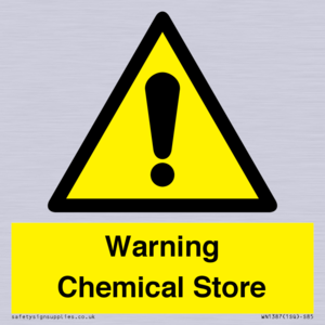 WN1387: Warning Chemical Store