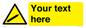 WN14969: Custom Warning Non-flammable compressed gas