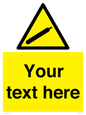 WN14969: Custom Warning Non-flammable compressed gas