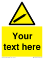 WN14969: Custom Warning Non-flammable compressed gas