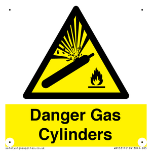 WN15317: Danger Gas Cylinders