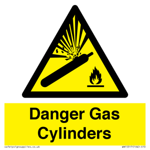 WN15317: Danger Gas Cylinders