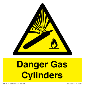 WN15317: Danger Gas Cylinders