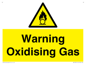 WN15321: Warning Oxidising Gas