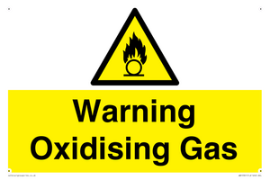 WN15321: Warning Oxidising Gas