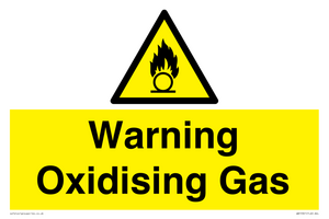 WN15321: Warning Oxidising Gas