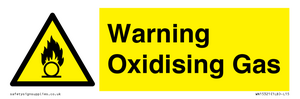 WN15321: Warning Oxidising Gas