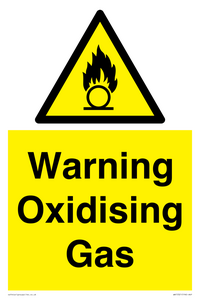 WN15321: Warning Oxidising Gas