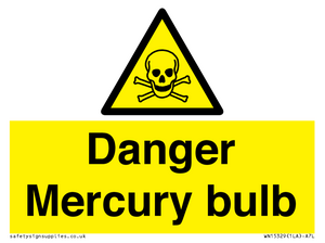 WN15329: Danger Mercury bulb