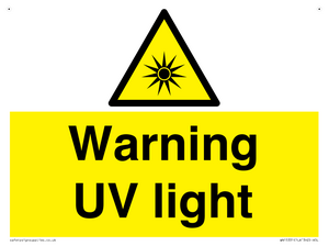 WN15331: Warning UV light
