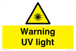 WN15331: Warning UV light