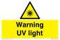 WN15331: Warning UV light