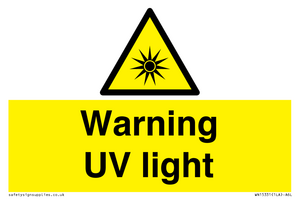 WN15331: Warning UV light