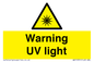 WN15331: Warning UV light