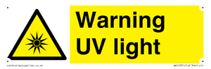 WN15331: Warning UV light