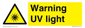 WN15331: Warning UV light
