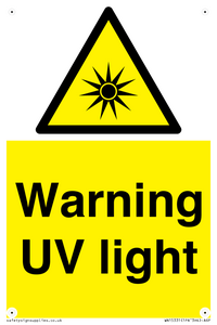 WN15331: Warning UV light