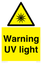 WN15331: Warning UV light