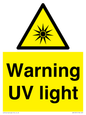 WN15331: Warning UV light
