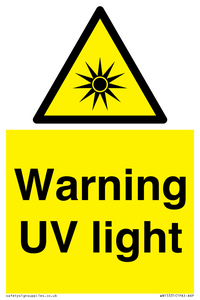 WN15331: Warning UV light