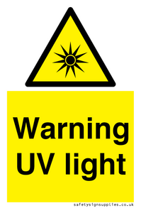 WN15331: Warning UV light