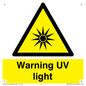 WN15331: Warning UV light