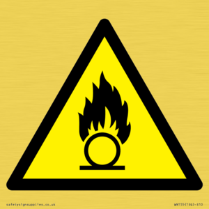 WN155: W028 Warning: Oxidizing substance