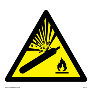 WN157: W029 Warning: Pressurised cylinder